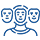 Icon of multiple overlapping faces representing personality disorders