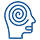 Icon of a fragmented face symbolizing psychosis