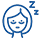 Icon of a crescent moon with a crossed-out 'Z' indicating sleeping disorders